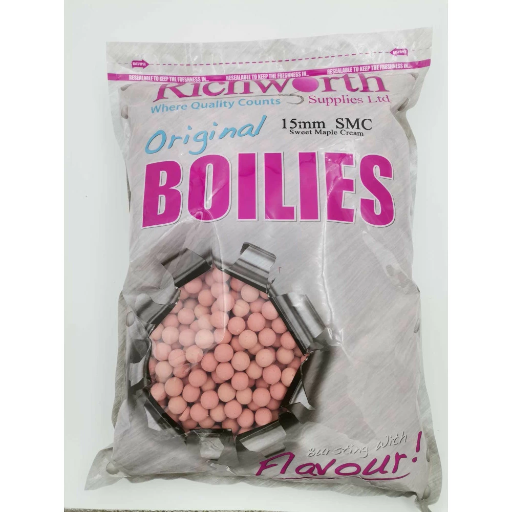 Bouillettes Richworth 20kg Sweet Maple Cream 15mm 5kg Pack X4 4 Bouillettes Richworth 20kg Sweet Maple Cream 15mm 5kg Pack X4 – Image 2