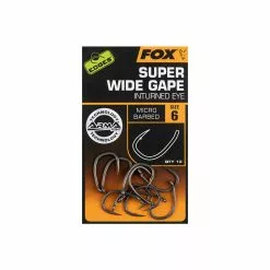 Hameçon Fox Edges Super Wide Gape (In-Turned Eye)