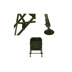 Level Chair Relax Plus CarpOn Noir/vert -Materiel Fox Magasin level chair relax plus carpon noirvert 2