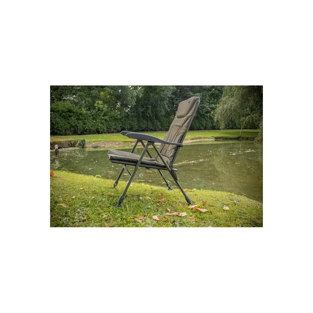 Level Chair Solar Tackle Undercover Recliner Chair Green 4 Level Chair Solar Tackle Undercover Recliner Chair Green – Image 2