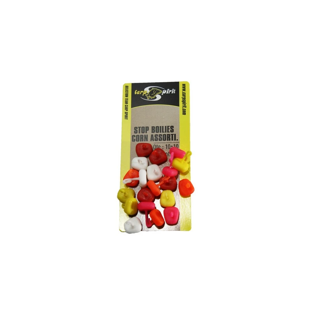 Stop Appâts Carp Spirit Corn Assortiment (par 20) 3 Stop Appâts Carp Spirit Corn Assortiment (par 20)
