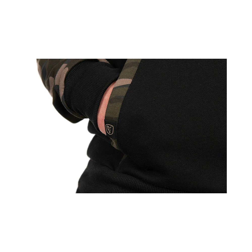 Sweat Fox Black & Camo Raglan Hoody 7 Sweat Fox Black & Camo Raglan Hoody – Image 5